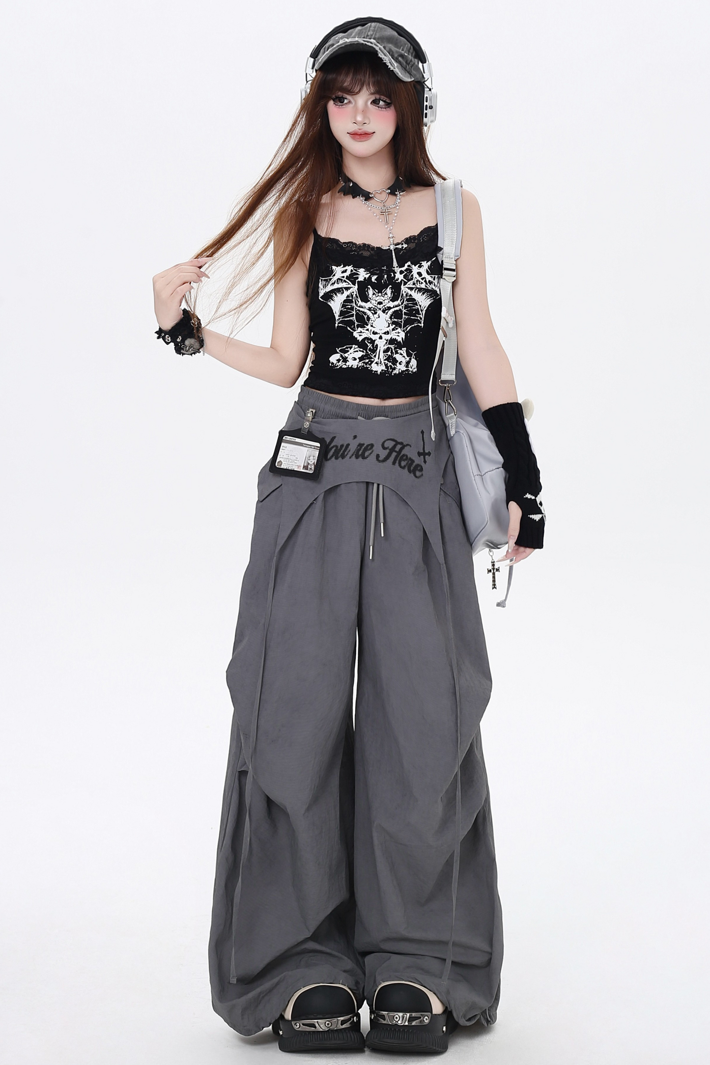 カジュアルパンツ ガールズ ハイスパイスウエスト