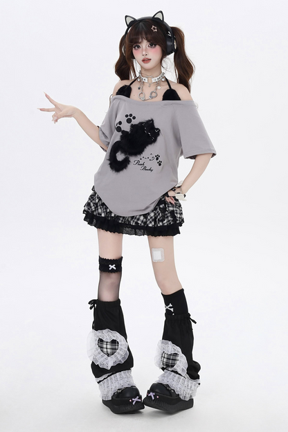 コージーキャット コール カジュアル Tシャツ