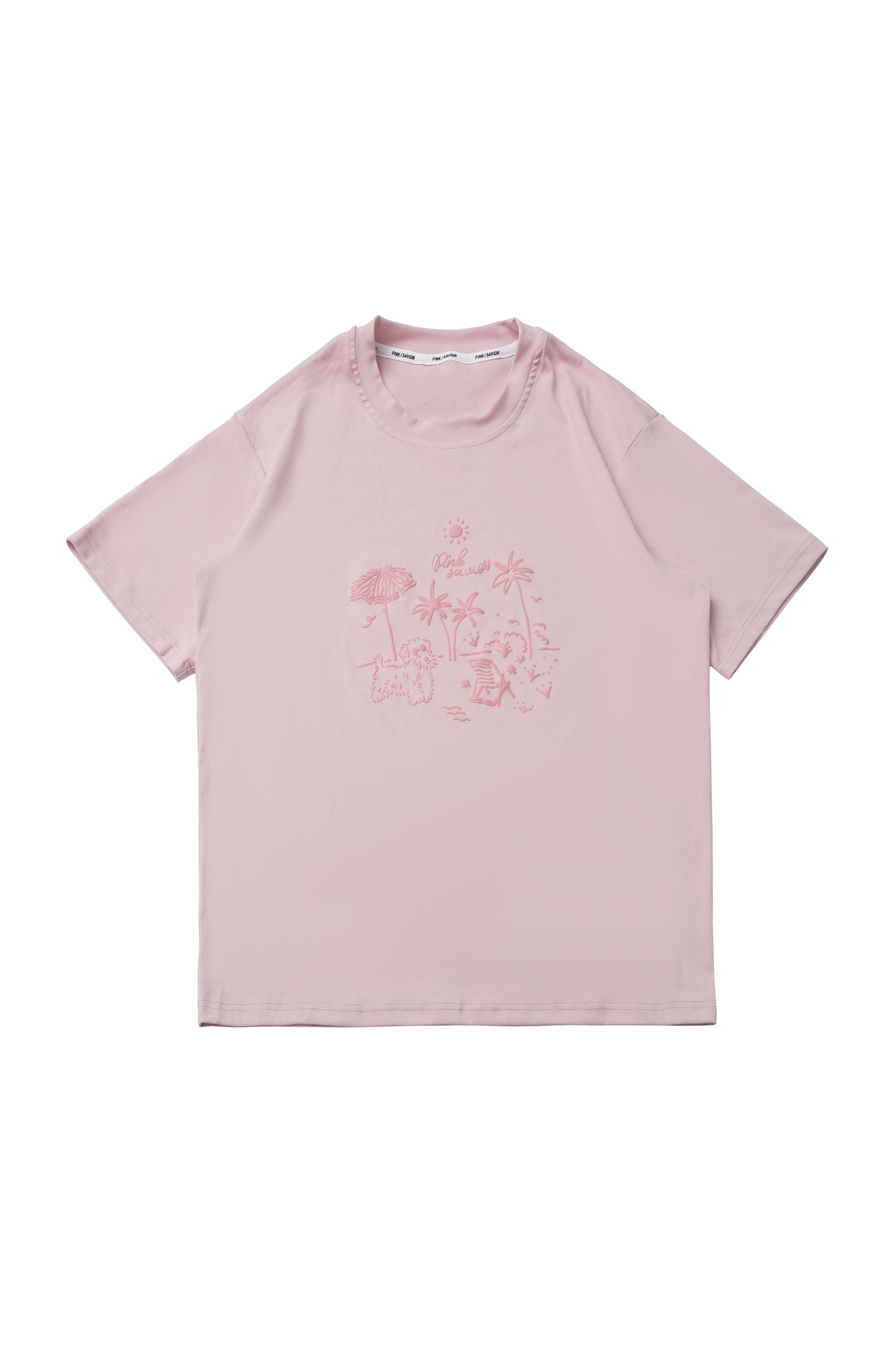 ゆったりとしたトップスのデザイン パステル