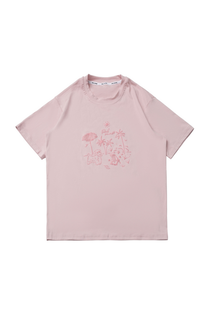 ゆったりとしたトップスのデザイン パステル