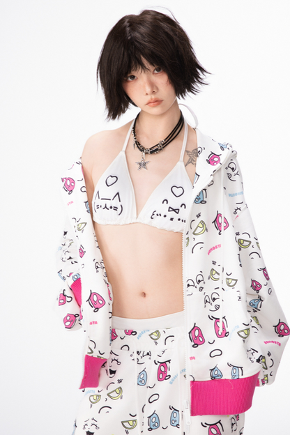 カラフルなポッピンピクトグラムのセットアップデザイン