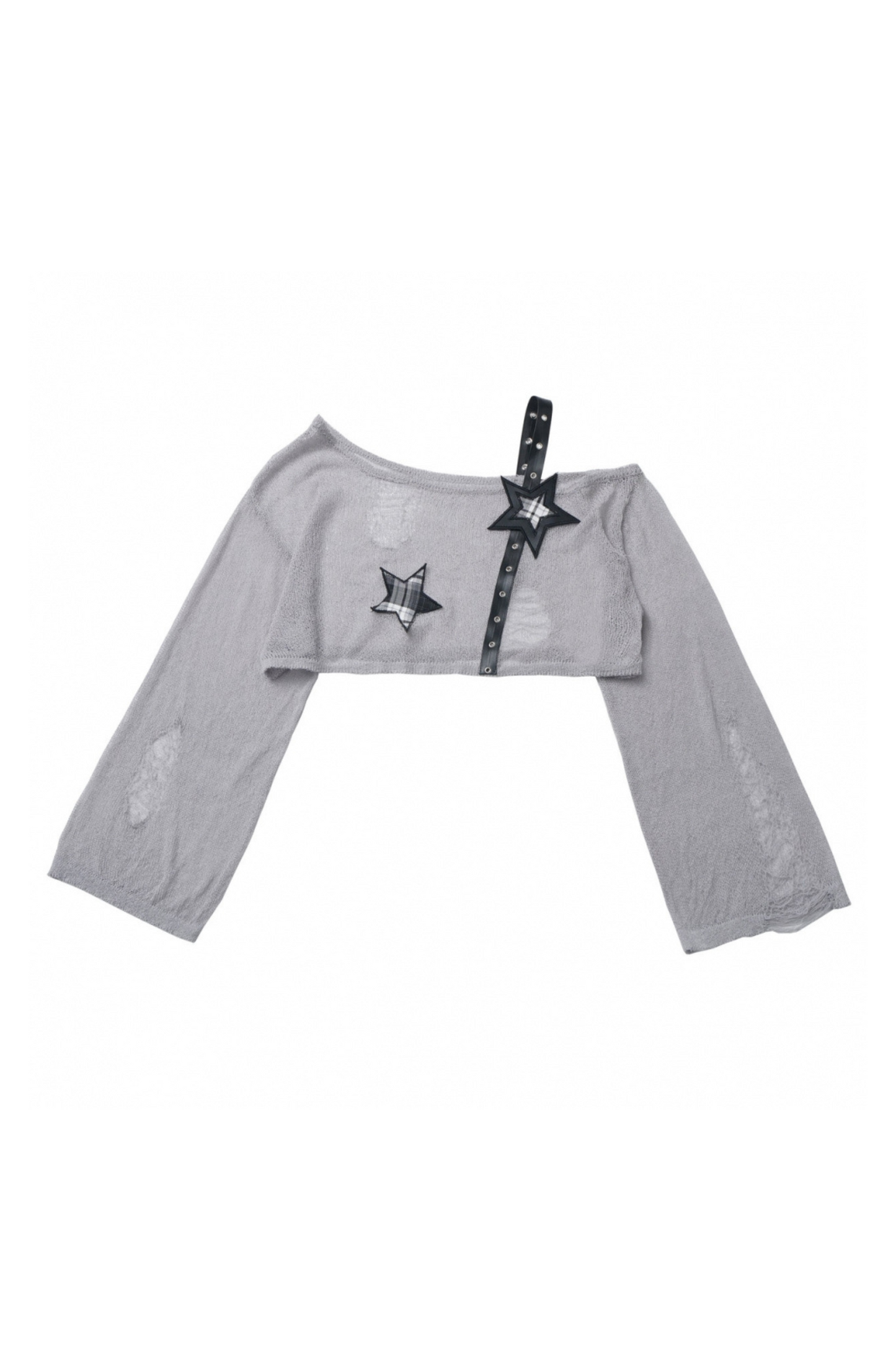 シックなショルダーロックショートワンピース+ショートパンツトップチェック