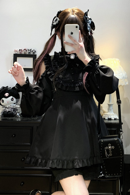 ラッフルプリンセス + オフショルダートップリボンショーツ