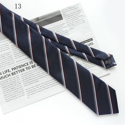 Neck 17 Options Tie Pattern Uniform JK Striped