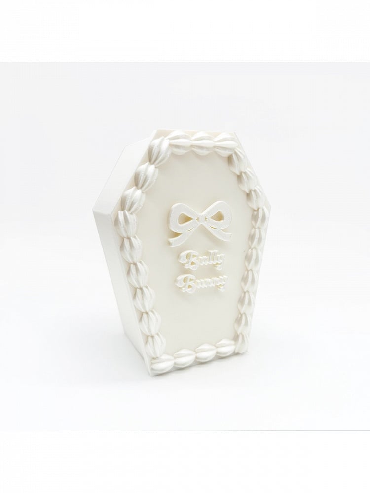Kawaii 3D Printed Box with Bowknot Accent - Bully Bunny