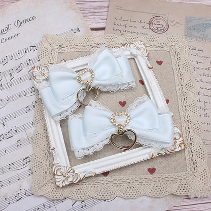 Jirai Bowknot Kei Options Hairclip Lace Color 7 Heart-shaped Ring