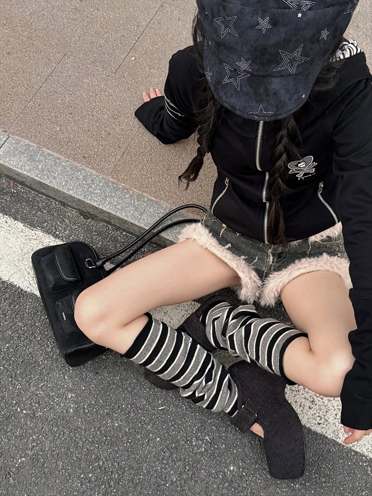 Warmers Striped Knit Leg