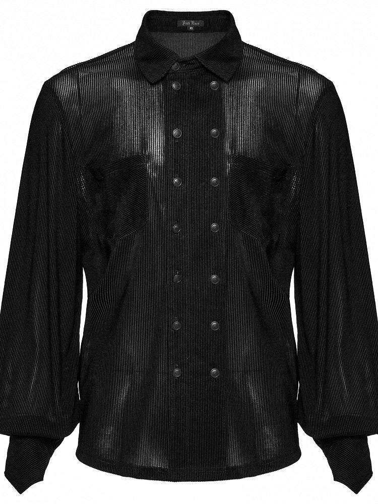 Black Men's Goth Shirt