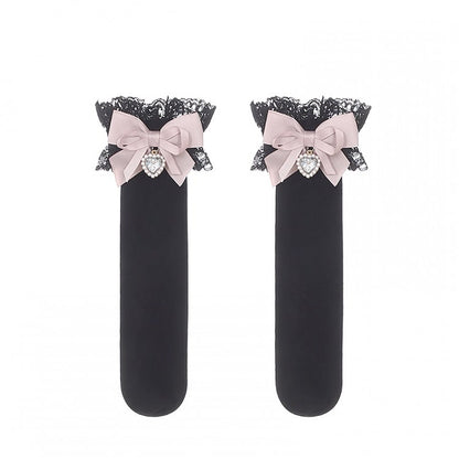 Socks Lace Kei Cuff Jirai with Mid-calf