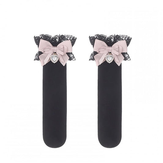 Socks Lace Kei Cuff Jirai with Mid-calf