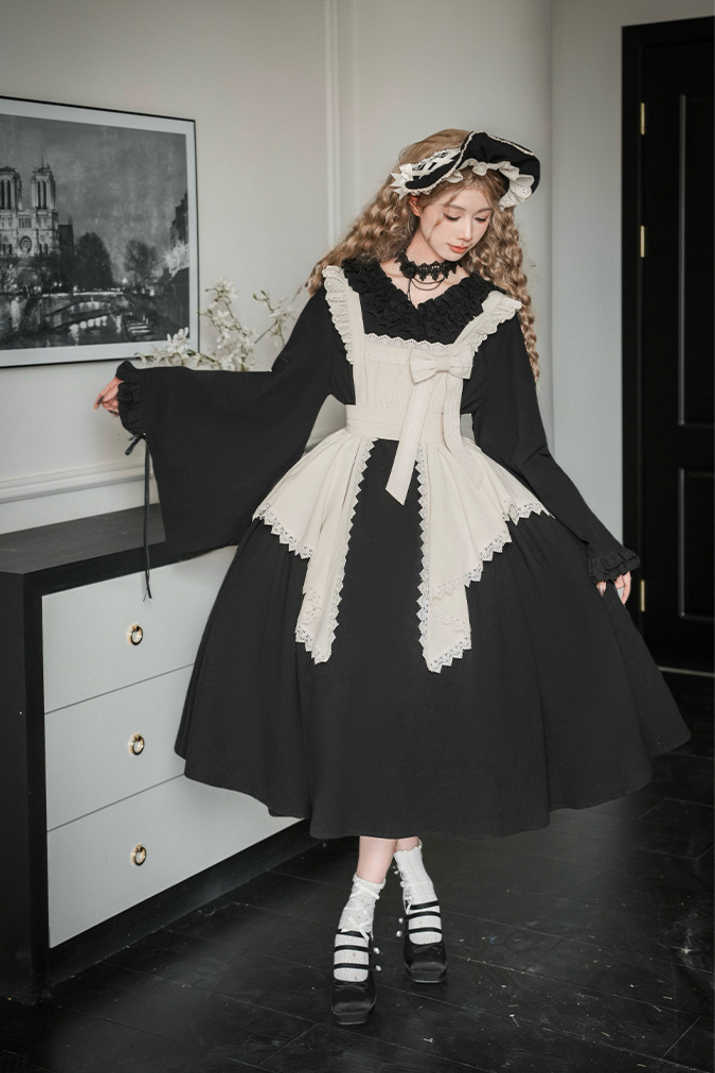 Apron Dress + Lolita Doll Gothic