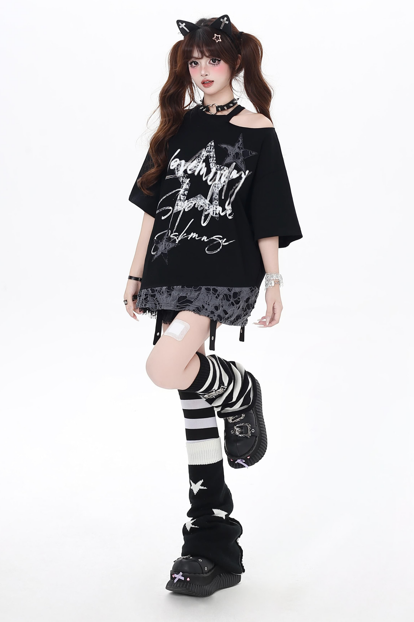 ストラップレス スターリー スイート クール デザイン アメリカン トップス