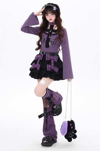 スカートマインダークケーキリボン