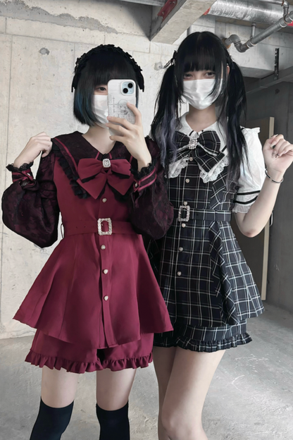 Reservations Sweet Shorts Top Ruffle Sailor + Dark