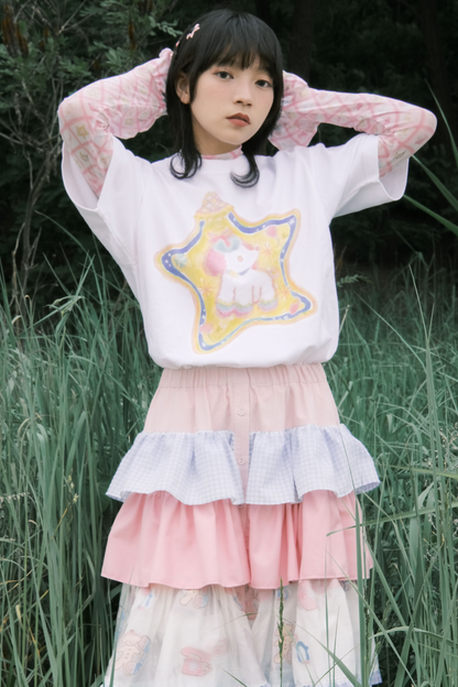 スタープリントTシャツラブ