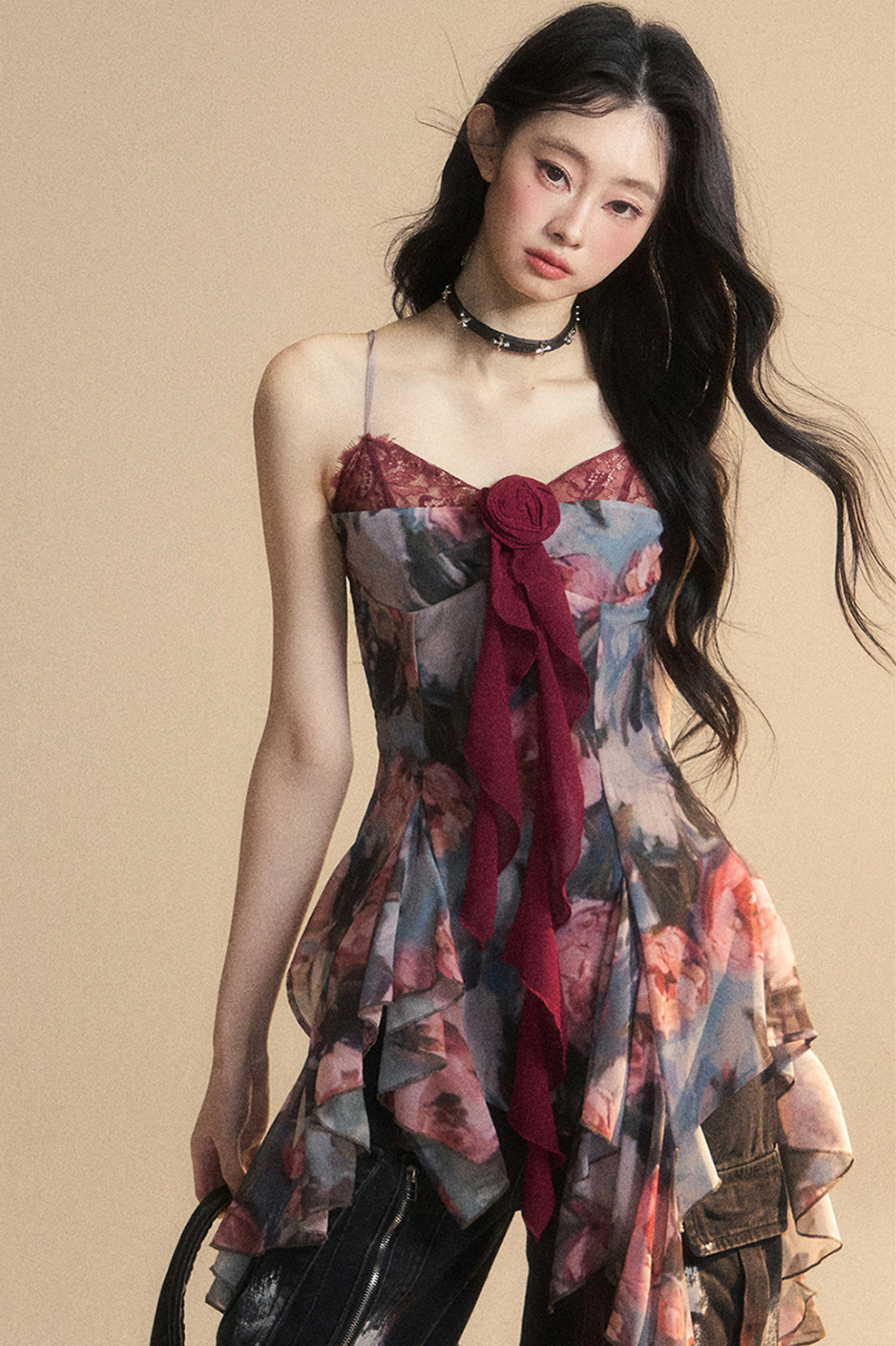 レーストップキャミソール シアー