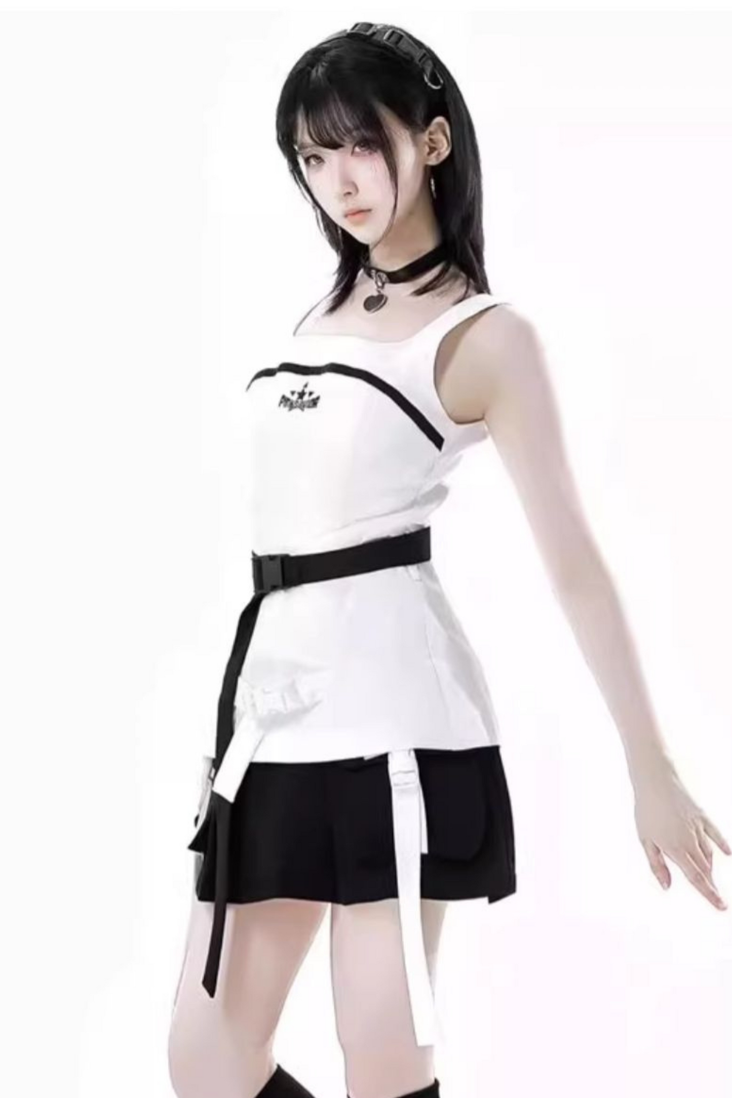 + キャミソール レッグスカート モードウォーマー サイバートップ