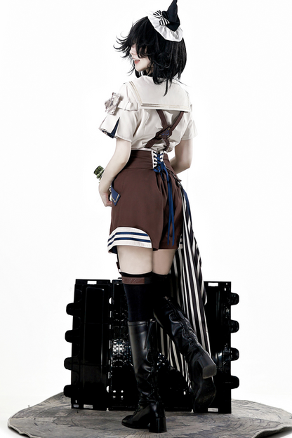 ボーイッシュセットアップスチームパンクプリンス