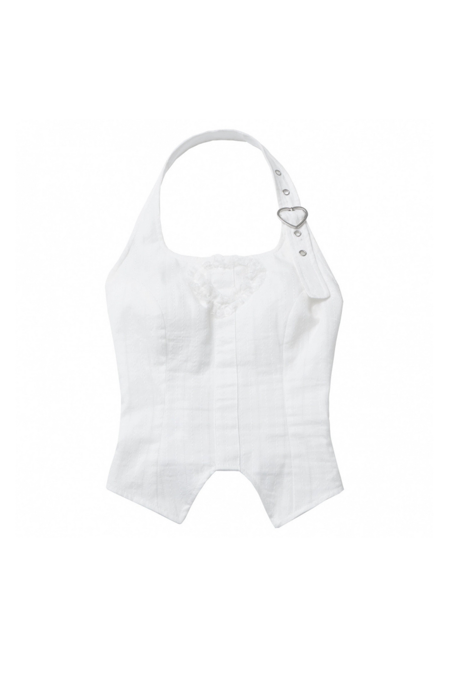 Neckholder-Rock mit Berry Cake-Band, French + Camisole-Top