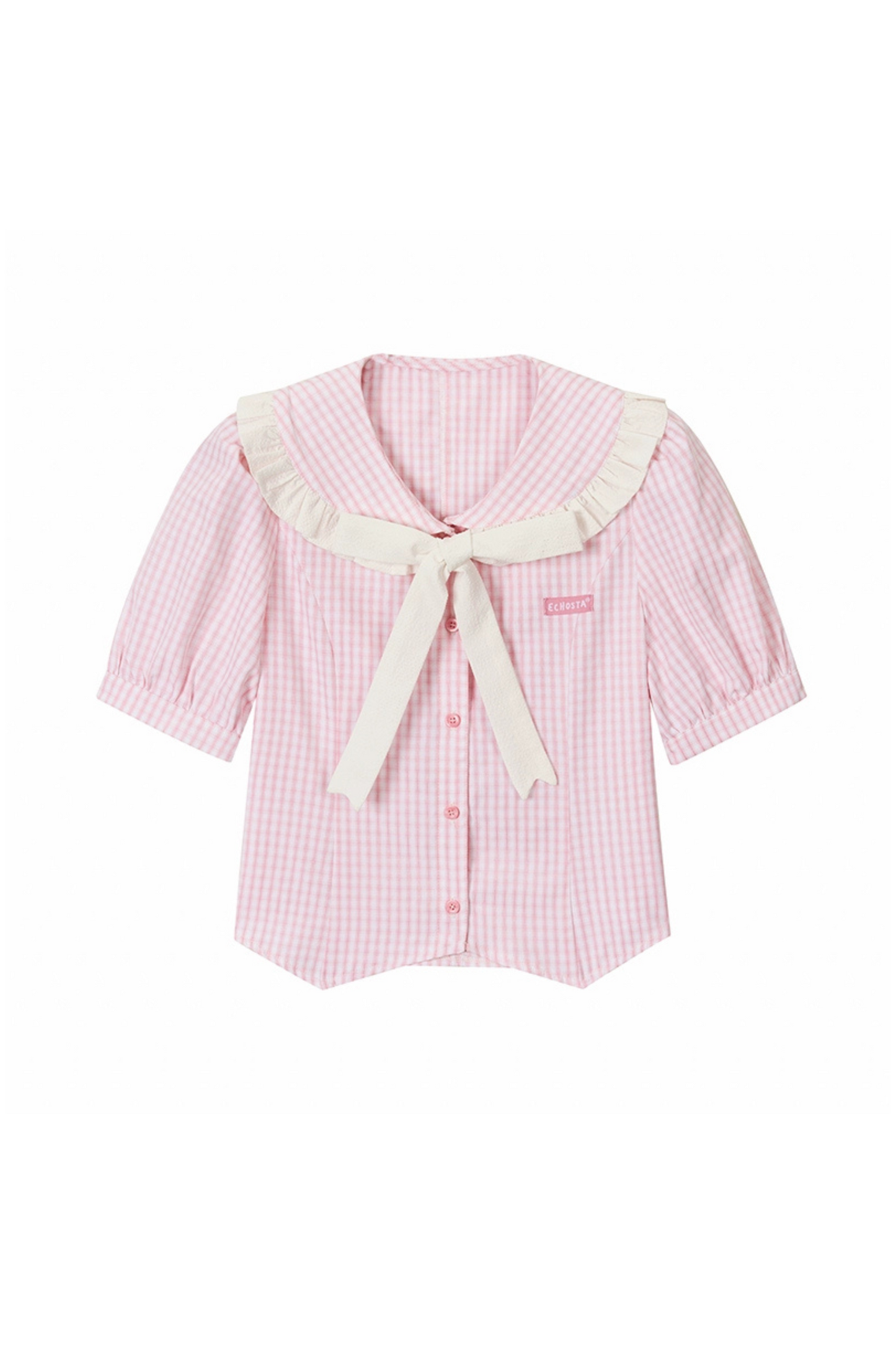 Ballonhose Spitze + Pfirsichfarbenes Top gestreift Bubbles Puppe