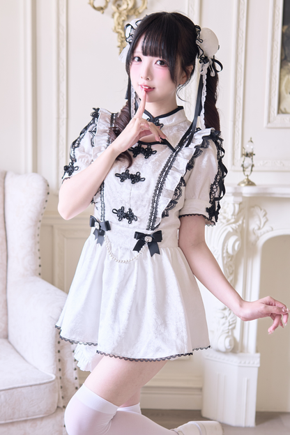 チャイナバンヘアピンペア＋スイートのセットアップ