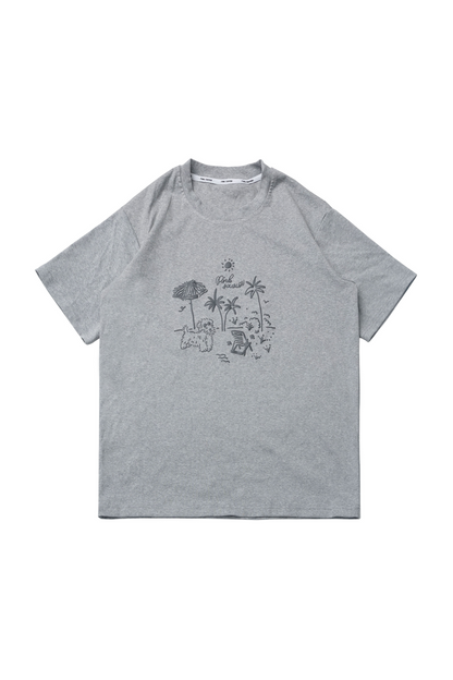 ゆったりとしたトップスのデザイン パステル