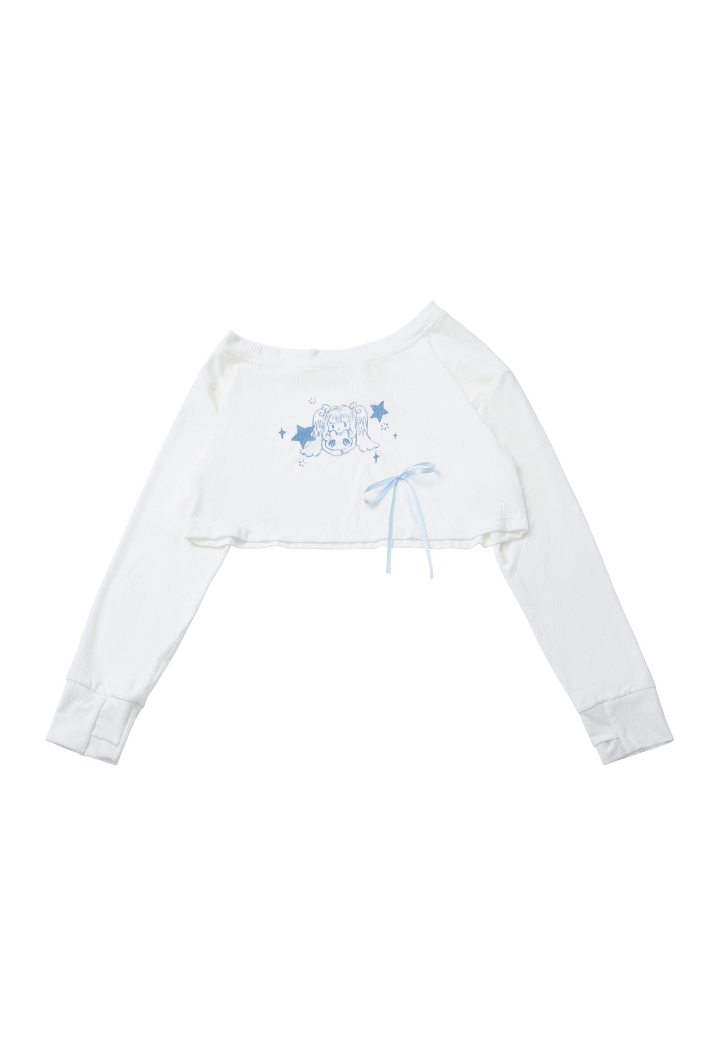 One-Shoulder-Top + Hose mit Schnürung