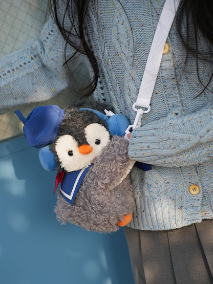 Decorated Middle/Large Sailor Blue Size Bowknot + Collar Hat