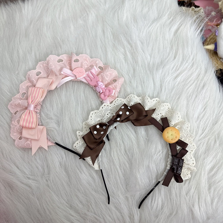 Bow KC Design 2 Details Color Lace Options Lolita Sweet