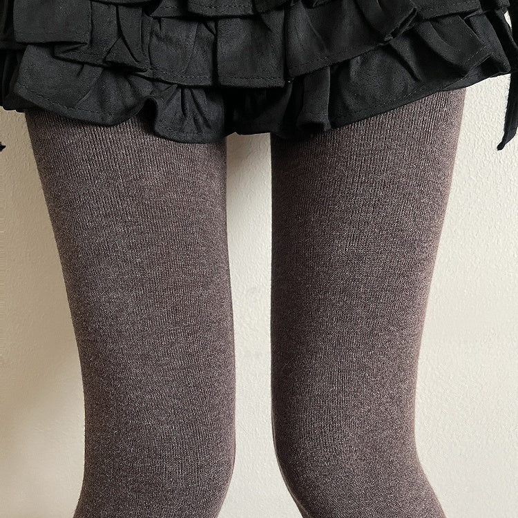 4 Warm Simple Elastic Colors Tights