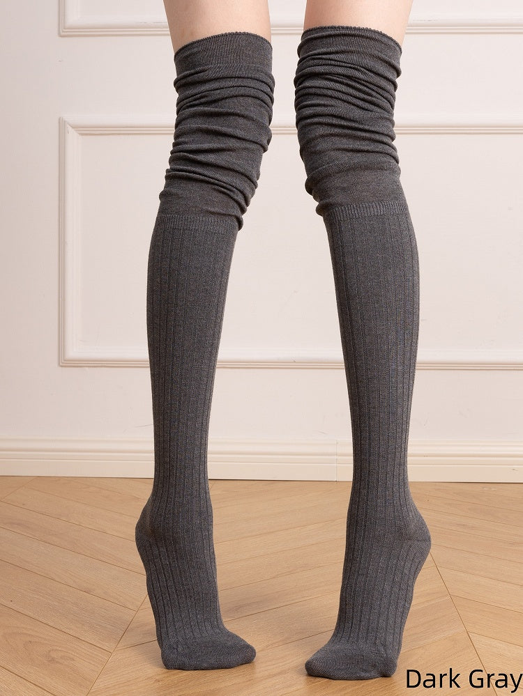 Colors Over Knee Loose 6 Stockings Maillard Style