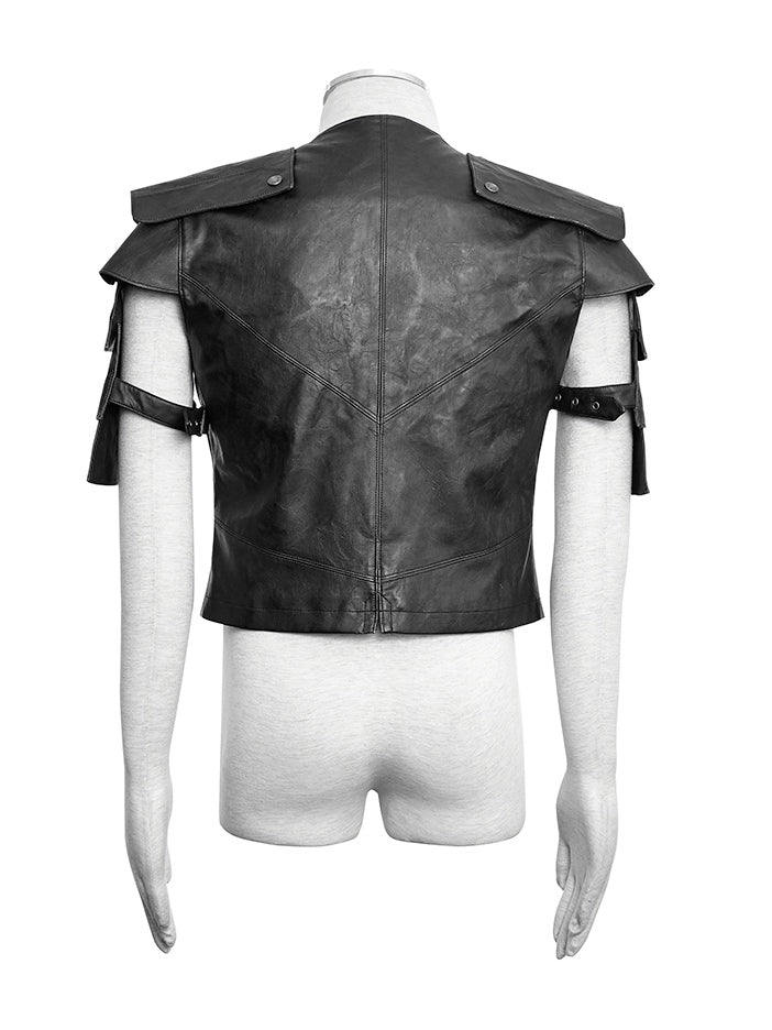 Warrior Short Jacket Black Armor