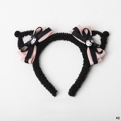 KC Ear Black 2 Lolita Pink Options Sweet-edgy Cat