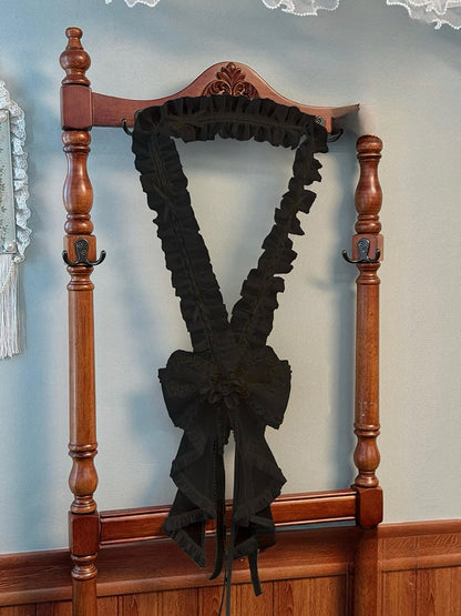 ブラックパープルリボン / レッドベージュ