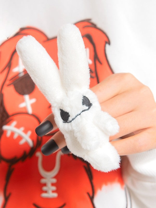 Bag Canvas Orange Two Guro Little Bunny Anxious A Tangerine with Kawaii Plush Plushies