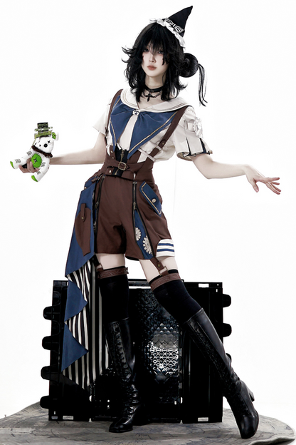 ボーイッシュセットアップスチームパンクプリンス