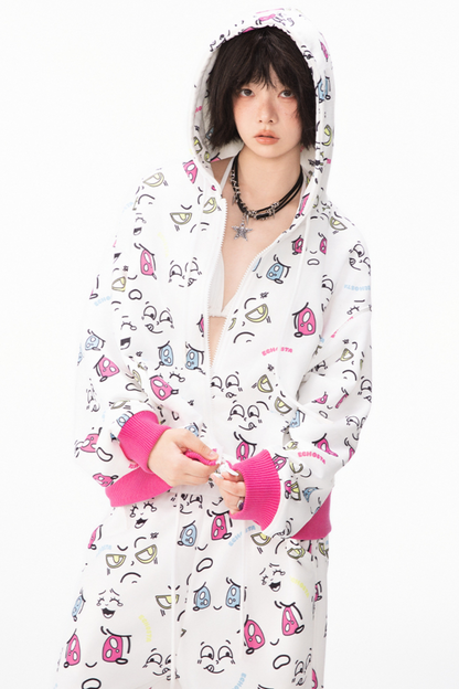 カラフルなポッピンデザインのピクトグラムをセットアップ