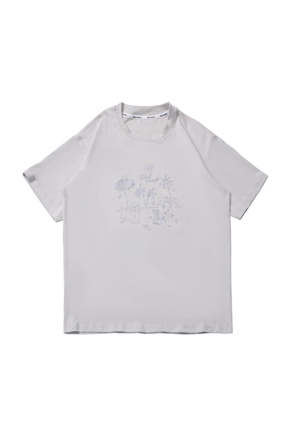 ゆったりとしたトップスのデザイン パステル