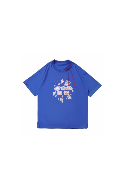 スカート + グラフィティTシャツ ビッグチェックスイング