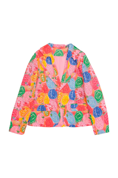 ジャケットy2k + 襟付きスカートファンタジー