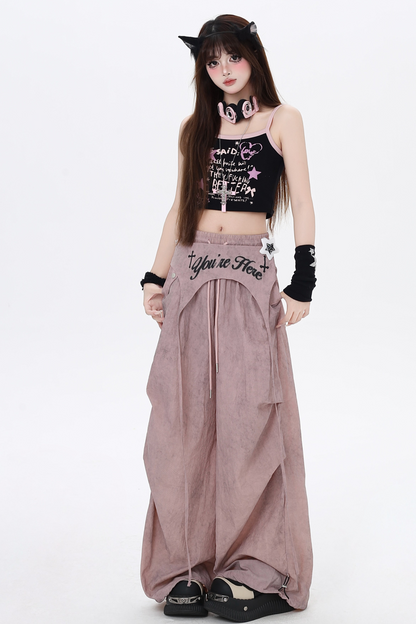 カジュアルパンツ ガールズ ハイスパイスウエスト