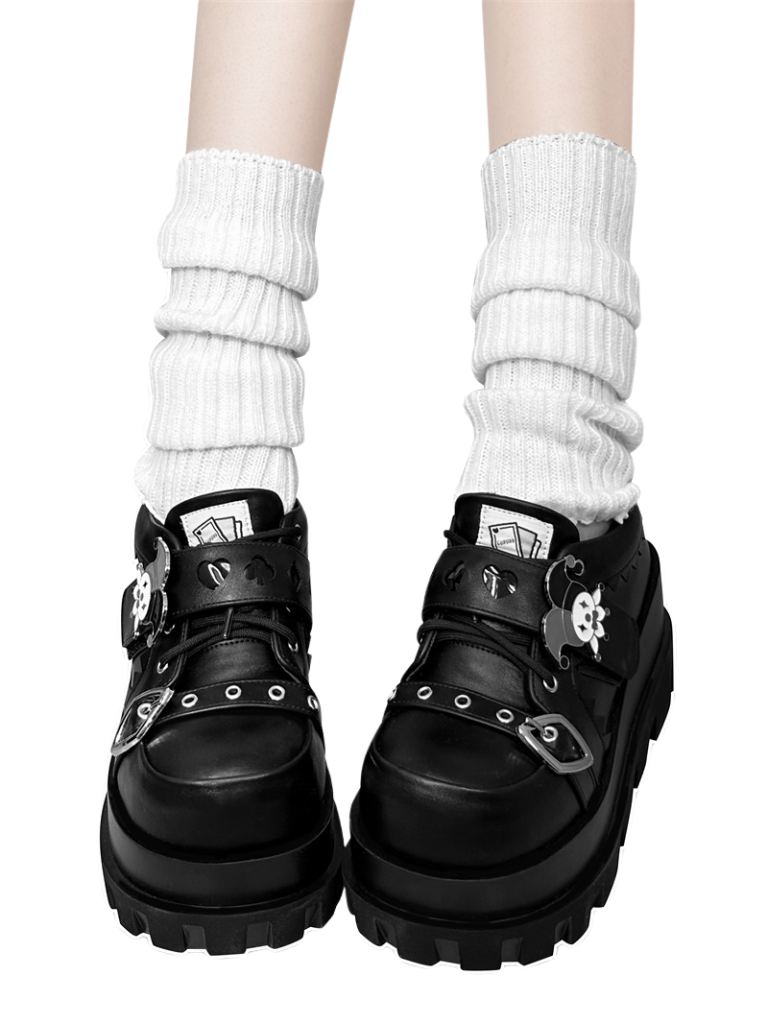 Poker Punk Plateauschuhe Clown