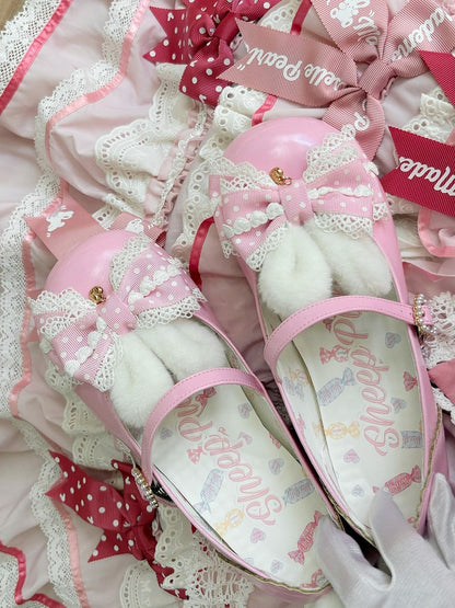 Bow with Pink Shoes Mary Lolita at Sweet Jane Top