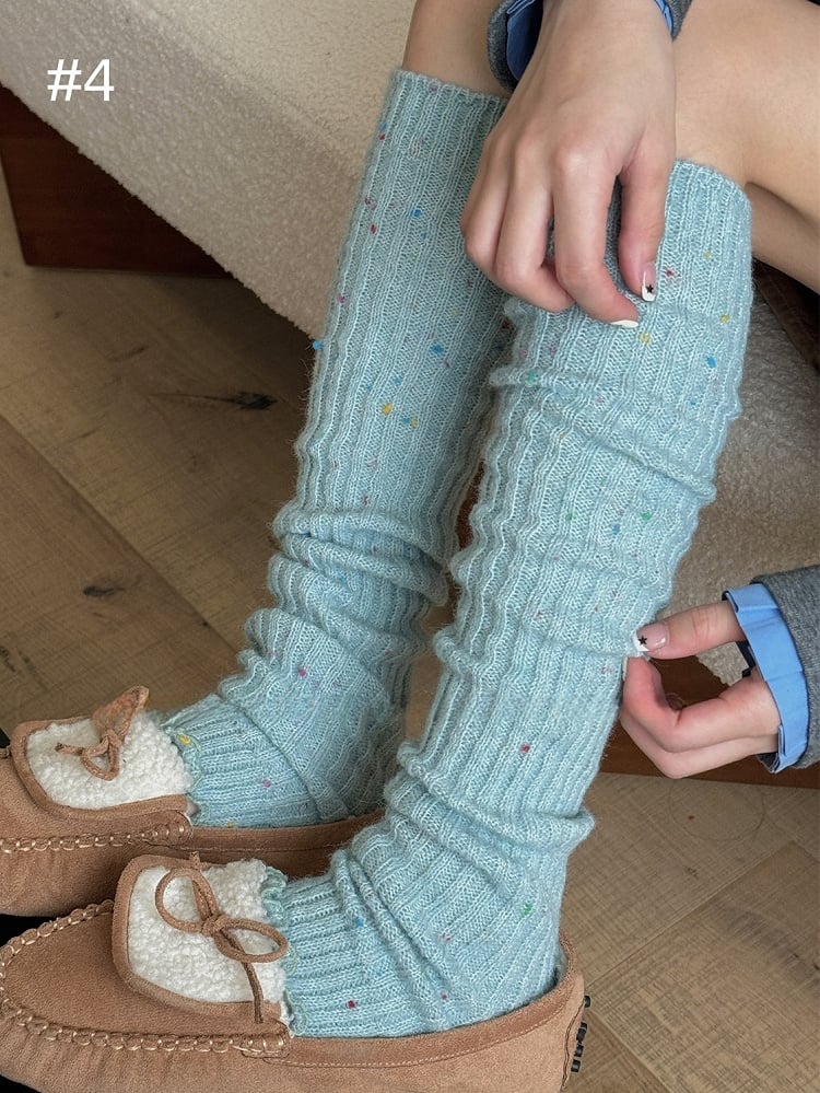 ニットレッグウォーマー