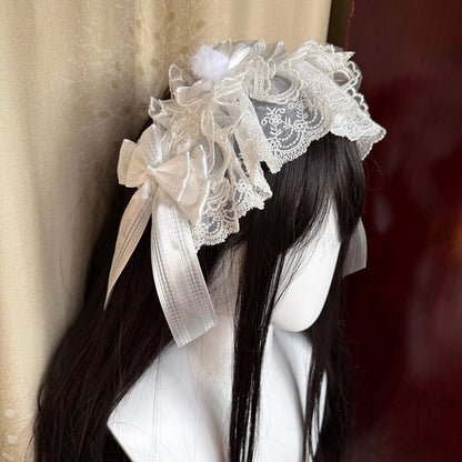 Lolita Hairband Four-Color - Set Lace Hime
