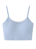 Cami with Lace Blue Trim Top