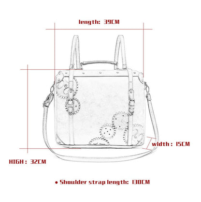 中世レトロな大容量スチームパンクバックパック