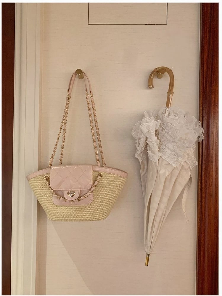 Bowknot Sweet Crochet Bag - Lalacita