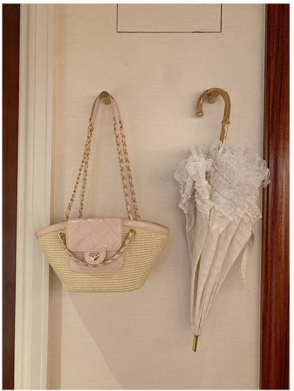 Bowknot Sweet Crochet Bag - Lalacita