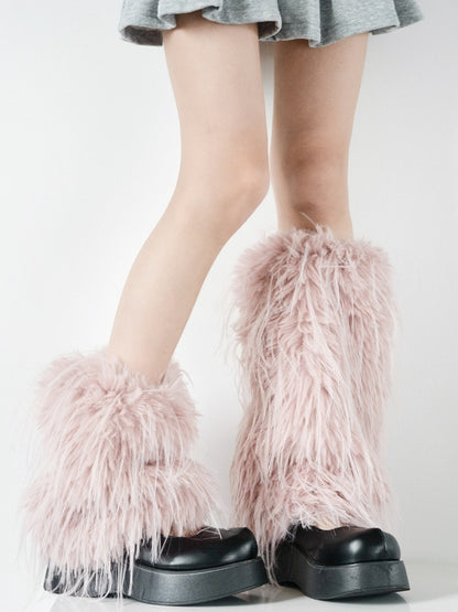 Y2K Fuzzy Leg Version 6 Short/Long Warmers Colors